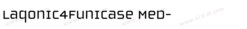 Laqonic4FUnicase Med字体转换